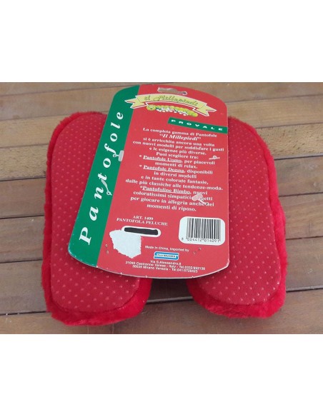 Pantofoline-Bimbo-Rosse-con-Quadretti-4