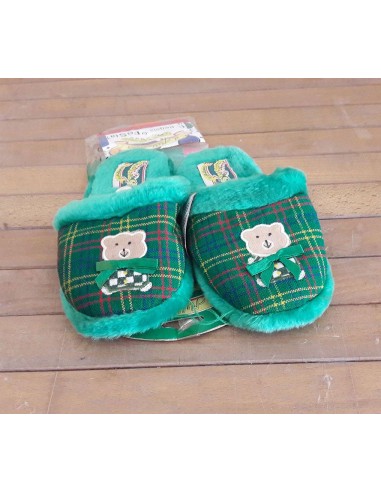 Pantofoline-Bimbo-Verdi-con-Quadretti-1