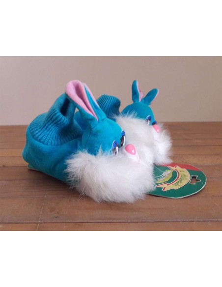 Pantofola-calzino Bimbo-celeste-1