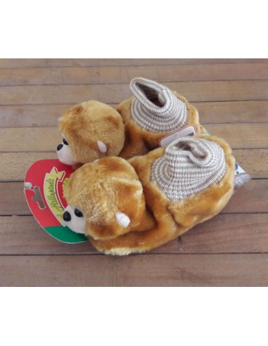 Pantofola-calzino-Bimbo-marrone-1