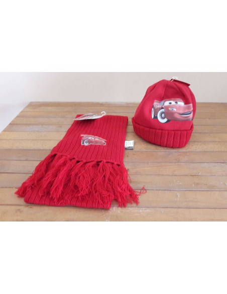 Cappellino-Sciarpetta-Rosso-Cars