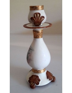 Candeliere-1-fiamma-porcellana-Capodimonte 2