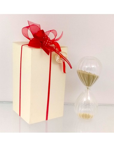 Clessidra in vetro 3 minuti 5xH13 cm