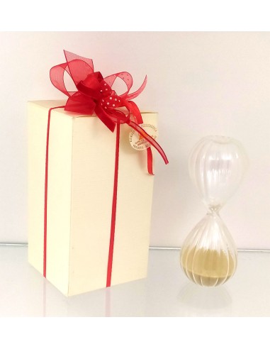 Clessidra in vetro 3 minuti 5xH13 cm