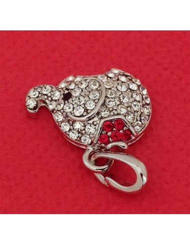 Ciondolino-in-metallo-elefantino-con -Swarovski2