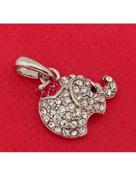 Ciondolino-in-metallo-elefantino-con -Swarovski1
