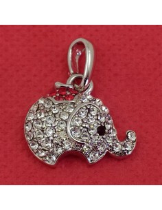Ciondolino-in-metallo-elefantino-con -Swarovski