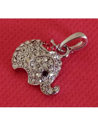 Ciondolino-in-metallo-elefantino-con -Swarovski4