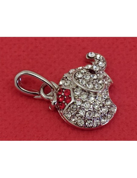 Ciondolino-in-metallo-elefantino-con -Swarovski5