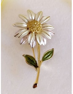 Spilla-Margherita-Metallica-Smaltata 2