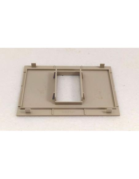 Placca-Mostrina-grigio-sabbia-1posto Bticino-TEKNE-1