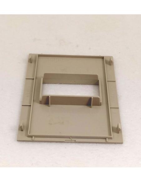 Placca-Mostrina-grigio-sabbia-1posto Bticino-TEKNE-2