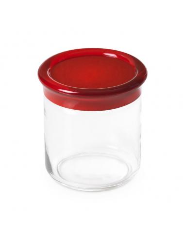Barattolo-in-vetro-linea-Trendy-75-cl-Tappo-Rosso