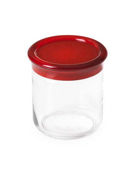 Barattolo-in-vetro-linea-Trendy-75-cl-Tappo-Rosso