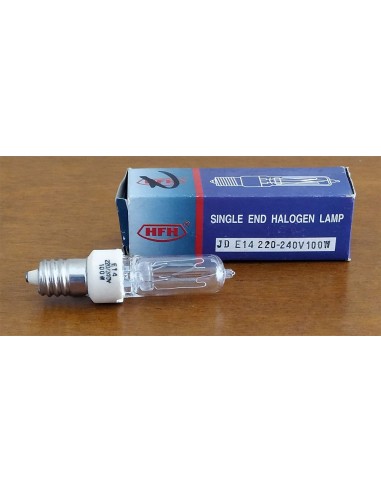 Lampada Alogena Tubolare HFH E14 220V-100W
