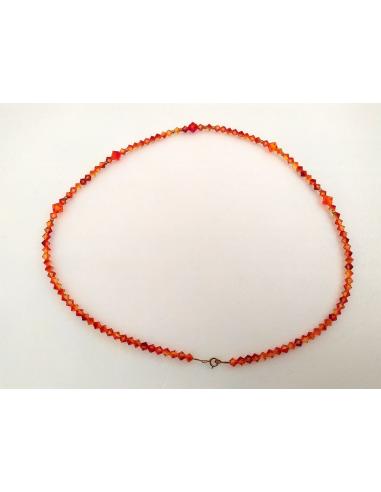 Collana-swarovski-arancio-Ø-14cm-1