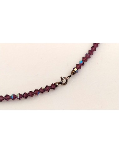 Collana-swarovski-glicine-Ø-13cm-particolare aggancio