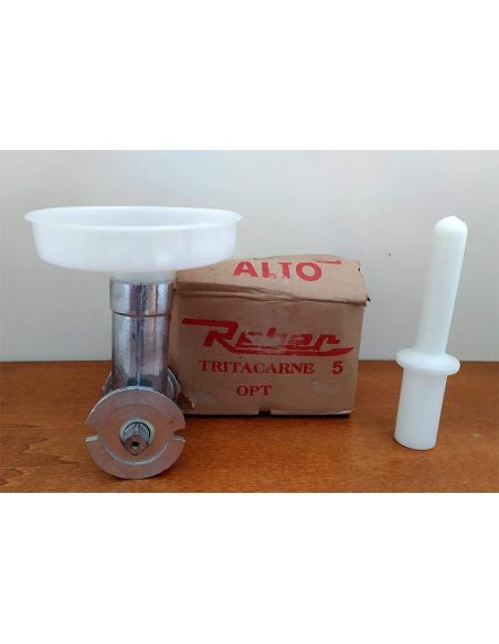 Tritacarne-n.5-Reber-con-piatto-in-plastica-2
