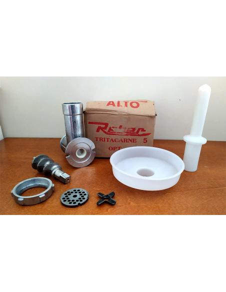Tritacarne-n.5-Reber-con-piatto-in-plastica-3