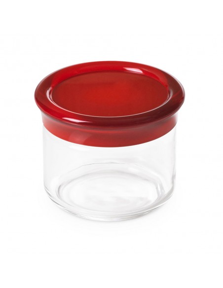 Barattolo vetro 50 cl Trendy-Rosso