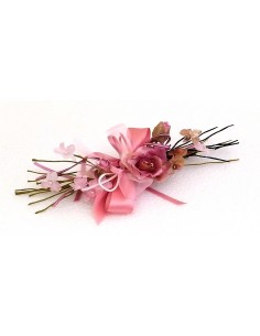 Fiore-tralcio-in-tessuto-Rosa 2