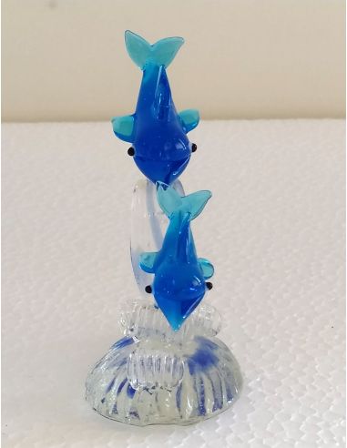 Delfini-colore-Azzurro-in-coppia-su-base-trasparente-2