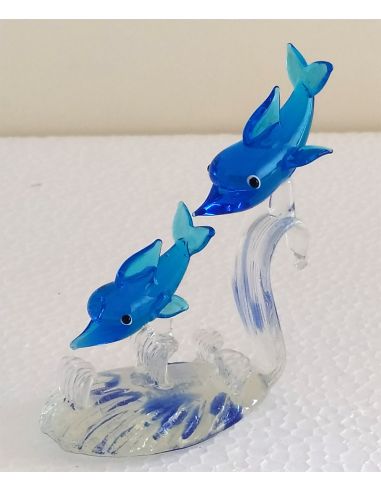 Delfini-colore-Azzurro-in-coppia-su-base-trasparente-1