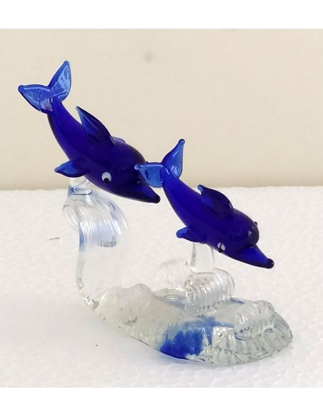 Delfini-Blu-in-coppia-su-base-trasparente-1