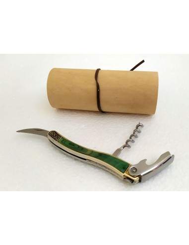 Cavatappi-apribottiglie-metallico-verde-in-astuccio-stile-legno-4
