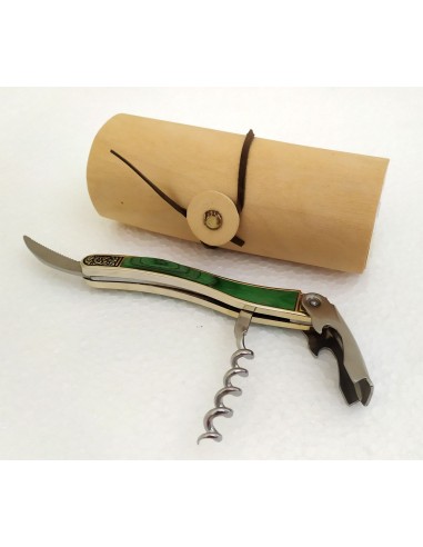 Cavatappi-apribottiglie-metallico-verde-in-astuccio-stile-legno-5