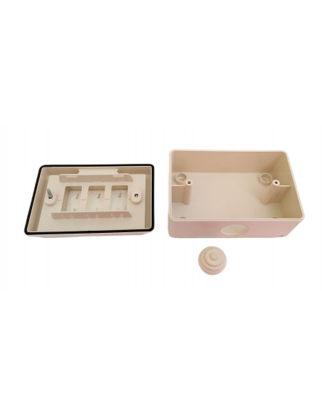 Cassetta-portafrutti-da-parete-avorio-con-portello-3-P-magic-1503.A-3