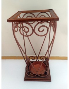 Portaombrelli-in-Ferro-battuto-ramato-per-ingresso-casa-Effetto-Rame 2