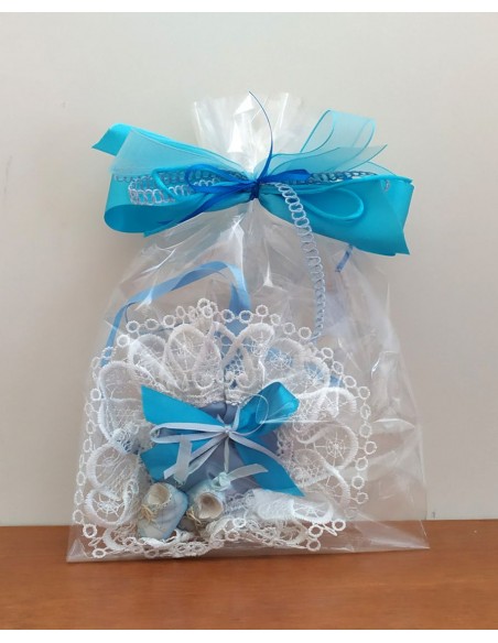 Centrino-nascita-celeste-con-scarpette -in-resina-5