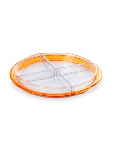 Antipastiera-colorata-Globo-diametro-32,5cm-Giallo