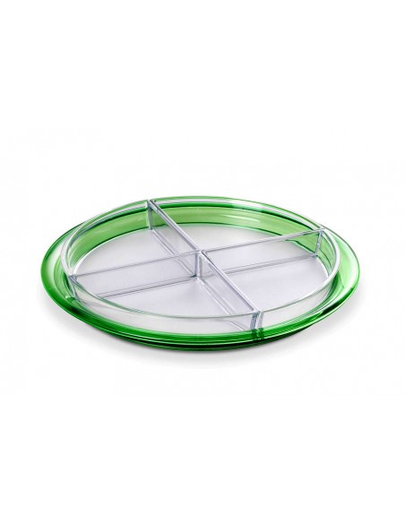 Antipastiera-colorata-Globo-diametro-32,5cm-Verde