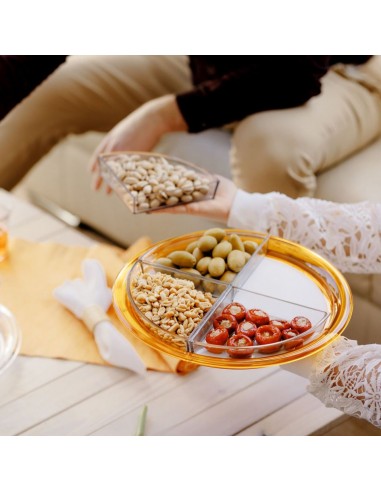 Antipastiera-colorata-Globo-diametro-32,5cm-Giallo-1