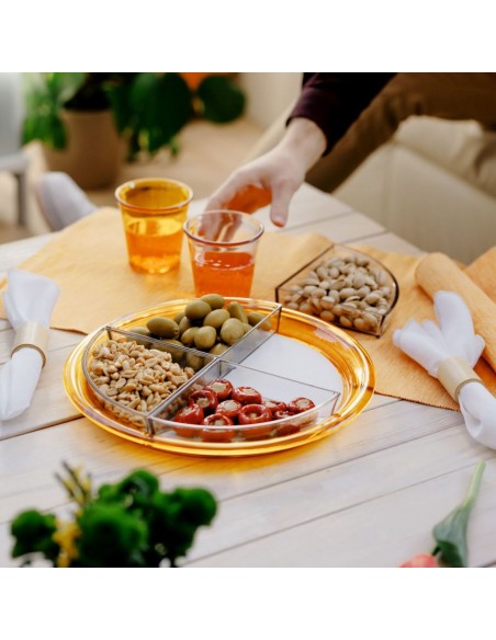 Antipastiera-colorata-Globo-diametro-32,5cm-Giallo-2