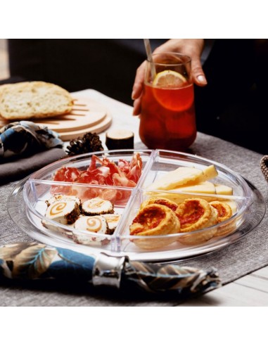 Antipastiera-colorata-Globo-diametro-32,5cm-Trasparente-1