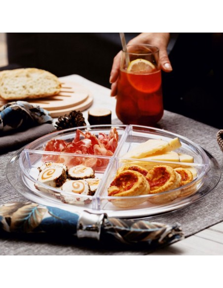 Antipastiera-colorata-Globo-diametro-32,5cm-Trasparente-1