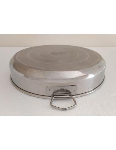 Tortiera-in acciaio-inox-18/10-antiaderente-Steel-Pan-Ø-26-2