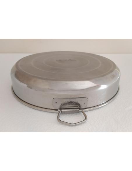 Tortiera-in acciaio-inox-18/10-antiaderente-Steel-Pan-Ø-26-2