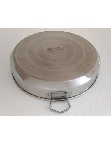 Tortiera-in acciaio-inox-18/10-antiaderente-Steel-Pan-Ø-26-3