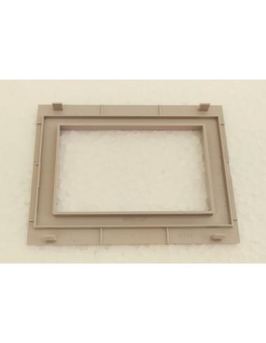 Placca-Mostrina-grigio-sabbia-3-posti-Bticino-TEKNE-3
