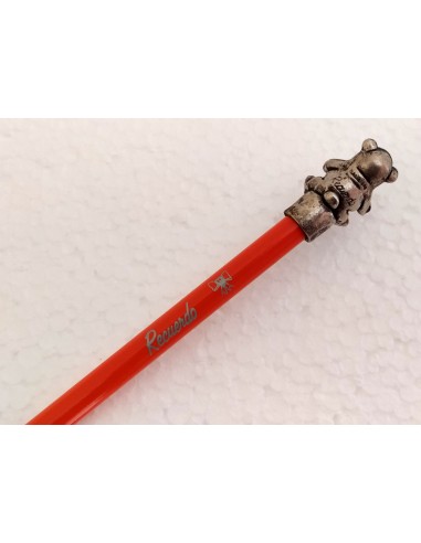 Matita-Arancione-con-Orsetto-placcato-argento-3