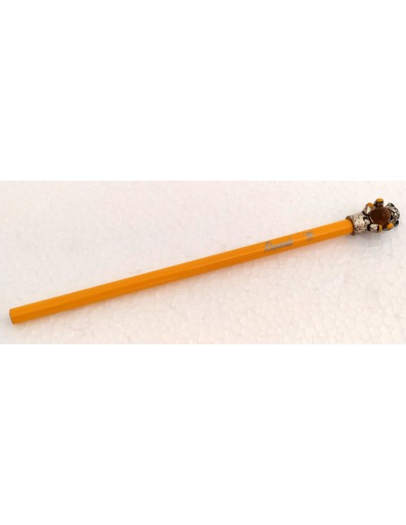 Matita-Gialla-con-Orsetto-placcato-argento-1