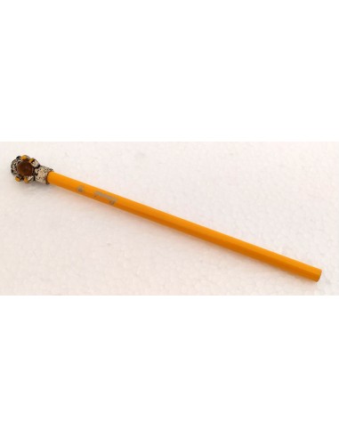 Matita-Gialla-con-Orsetto-placcato-argento