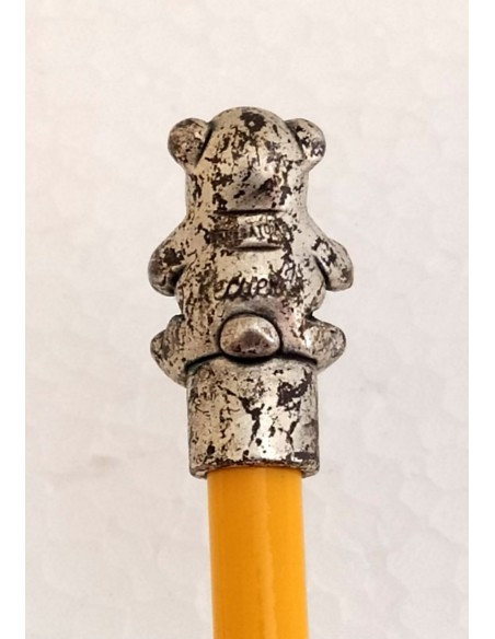 Matita-Gialla-con-Orsetto-placcato-argento-4