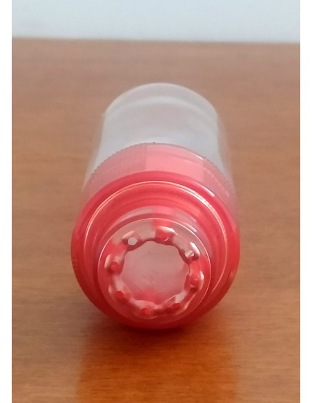 Saliera-in-vetro-anti-umido-colorata-con-punte-stappa-fori-Rossa-6