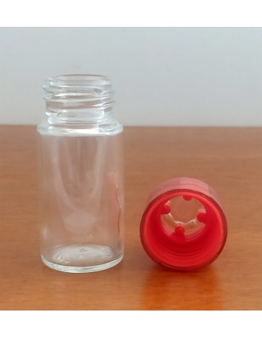 Saliera-in-vetro-anti-umido-colorata-con-punte-stappa-fori-Rossa-4