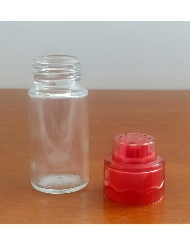 Saliera-in-vetro-anti-umido-colorata-con-punte-stappa-fori-Rossa-2